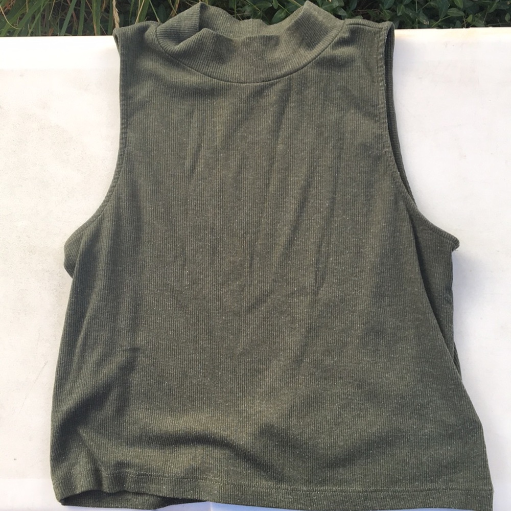 Cowl neck tank top